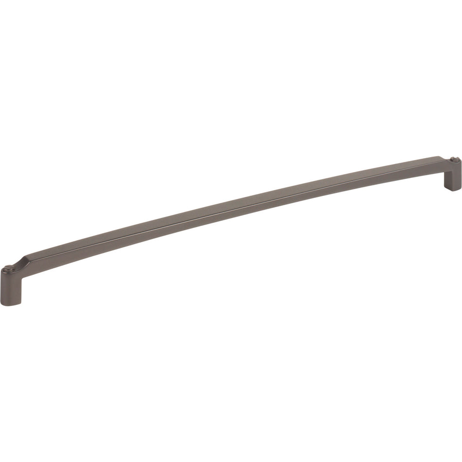 Top Knobs TK3176AG: 12" cc Haddonfield D-Handle Cabinet Pull - Ash Gray