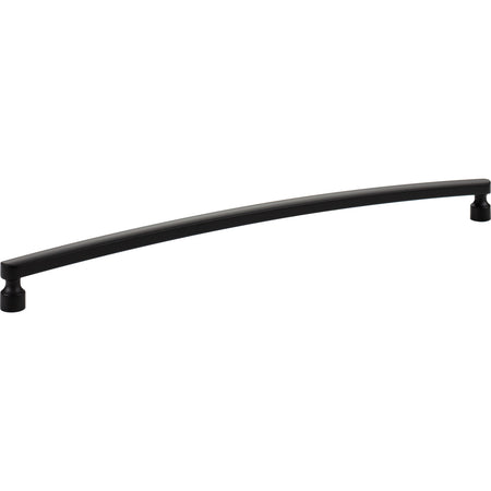 Atlas A685-BL: 12" cc Lennox Cabinet Pull - Matte Black