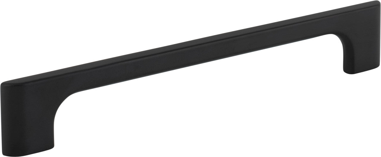 Jeffrey Alexander 286-160MB: 160mm cc Leyton Cabinet Pull - Matte Black