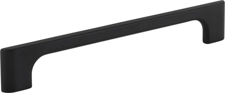 Jeffrey Alexander 286-160MB: 160mm cc Leyton Cabinet Pull - Matte Black