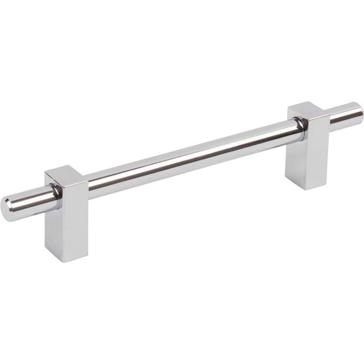 Jeffrey Alexander 478-128PC: 128mm cc Larkin Bar Cabinet Pull - Polished Chrome