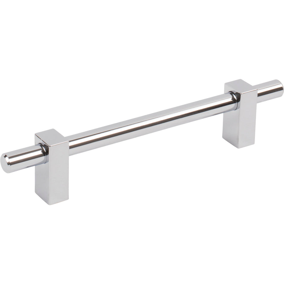 Jeffrey Alexander 478-128PC: 128mm cc Larkin Bar Cabinet Pull - Polished Chrome