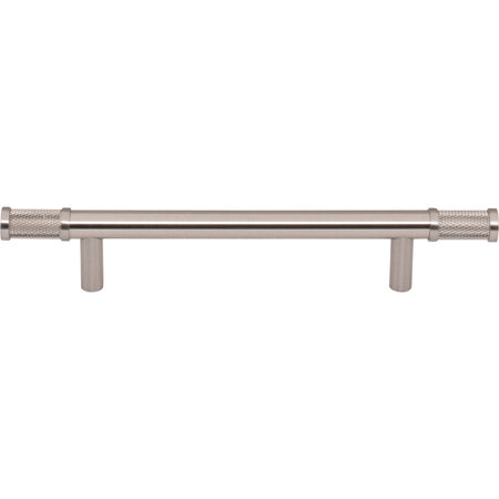 Top Knobs TK3233BSN: 5-1/16" cc Burnham Bar Cabinet Pull - Brushed Satin Nickel