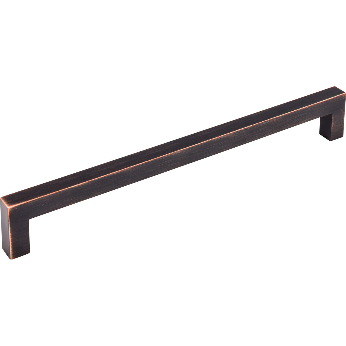 Top Knobs TK165TB: 18" cc Square Bar  Cabinet Pull - Tuscan Bronze