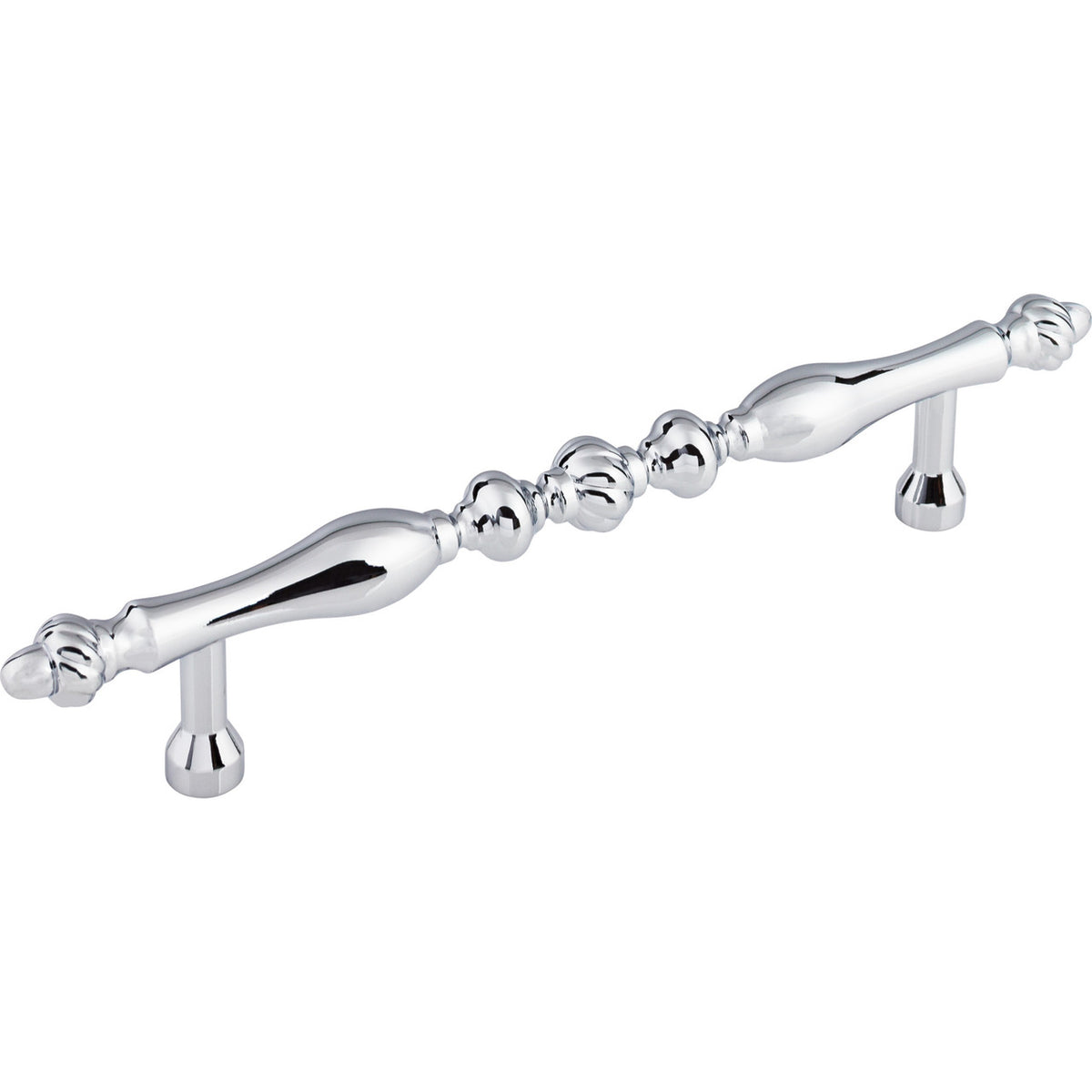 Top Knobs M806-7: 7" cc Somerset Melon Round Bar Cabinet Pull - Polished Chrome