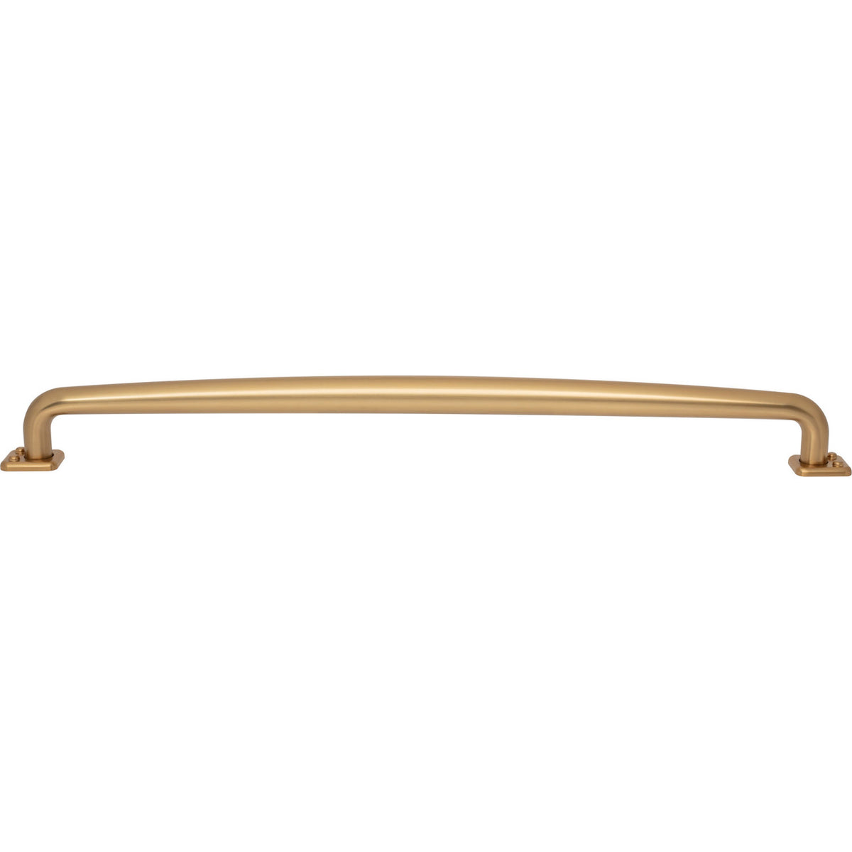 Atlas A548-WB: 18" cc Benning D-Handle Appliance Pull - Warm Brass