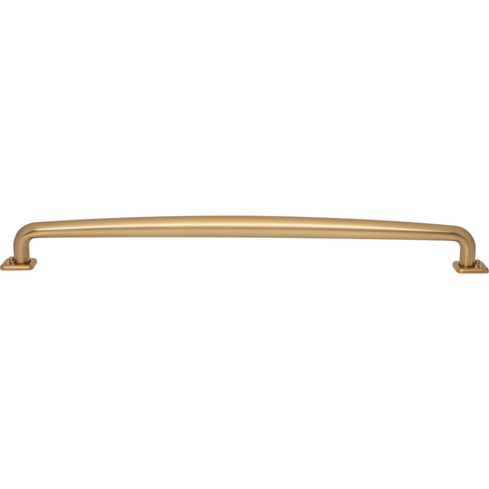 Atlas A548-WB: 18" cc Benning D-Handle Appliance Pull - Warm Brass