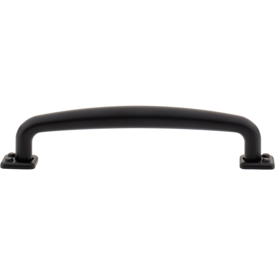 Atlas A542-BL: 5-1/16" cc Benning D-Handle Cabinet Pull - Matte Black