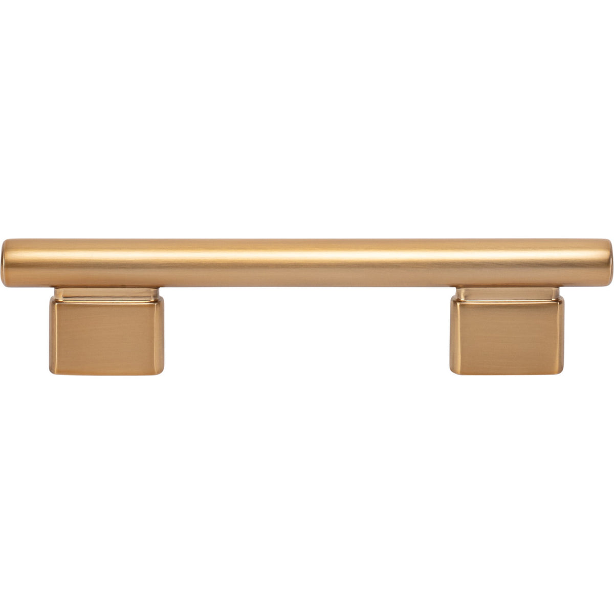 Atlas A512-WB: 96mm cc Holloway Round Bar  Cabinet Pull - Warm Brass