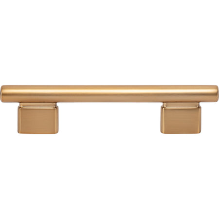 Atlas A512-WB: 96mm cc Holloway Round Bar  Cabinet Pull - Warm Brass