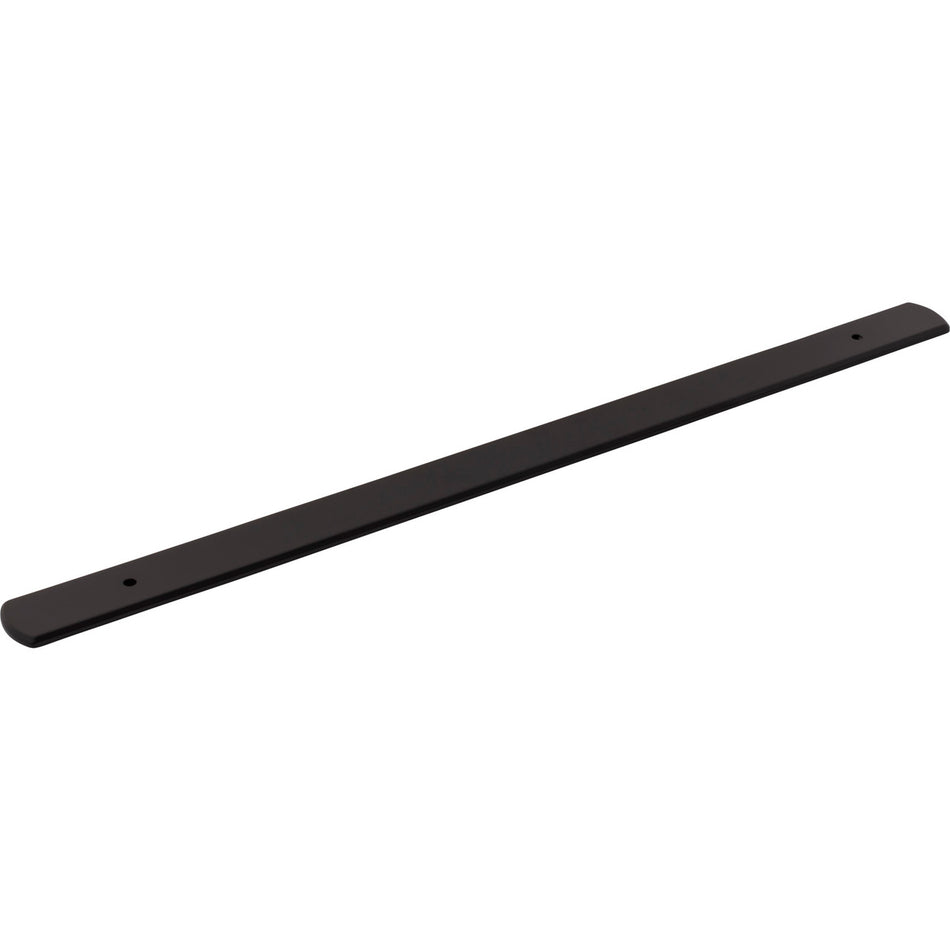 Top Knobs TK3278BLK: 23" Wescott  Backplate - Flat Black