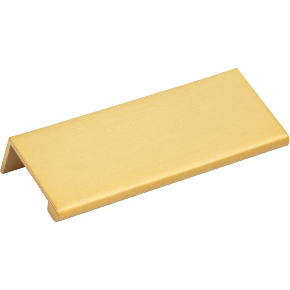 Elements A500-4ABG: 76mm cc Edgefield Finger Cabinet Pull - Aluminum Brushed Gold