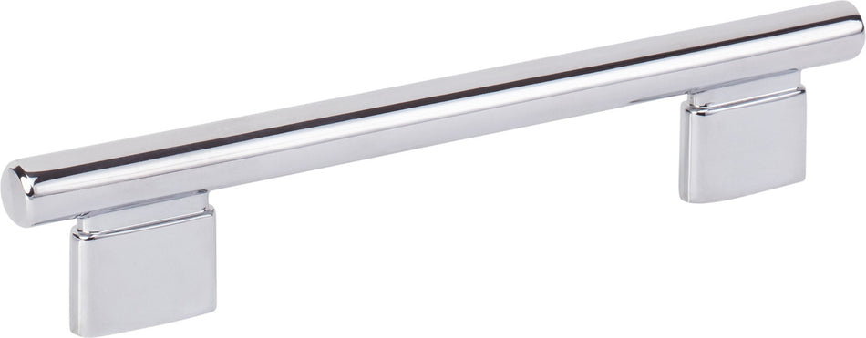 Atlas A513-CH: 128mm cc Holloway Round Bar  Cabinet Pull - Polished Chrome
