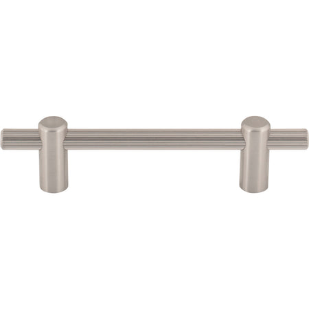 Top Knobs TK3252BSN: 3-3/4" cc Dempsey Bar Cabinet Pull - Brushed Satin Nickel