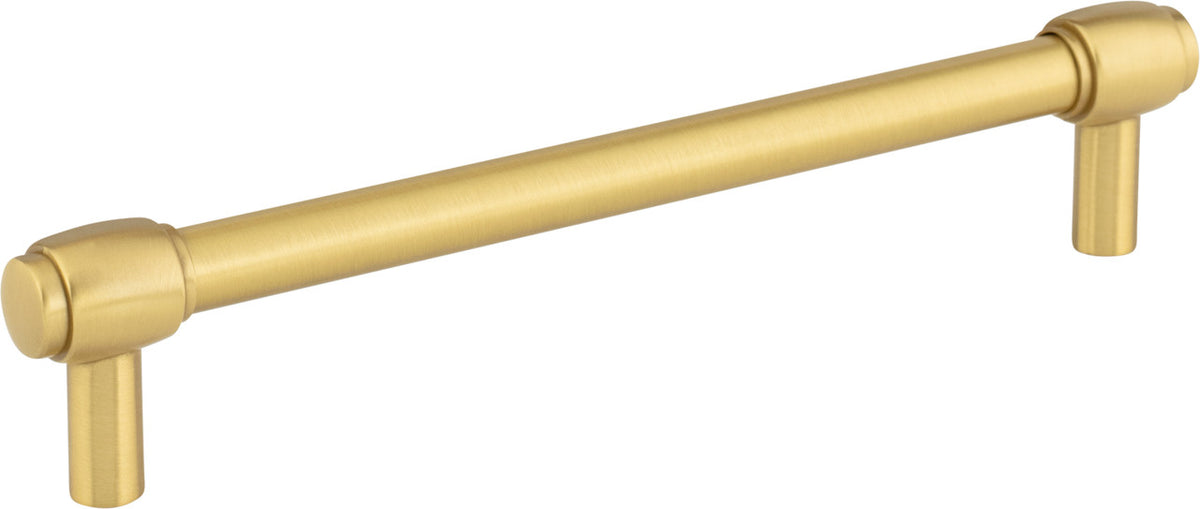 Jeffrey Alexander 885-160BG: 160mm cc Hayworth Bar Cabinet Pull - Brushed Gold