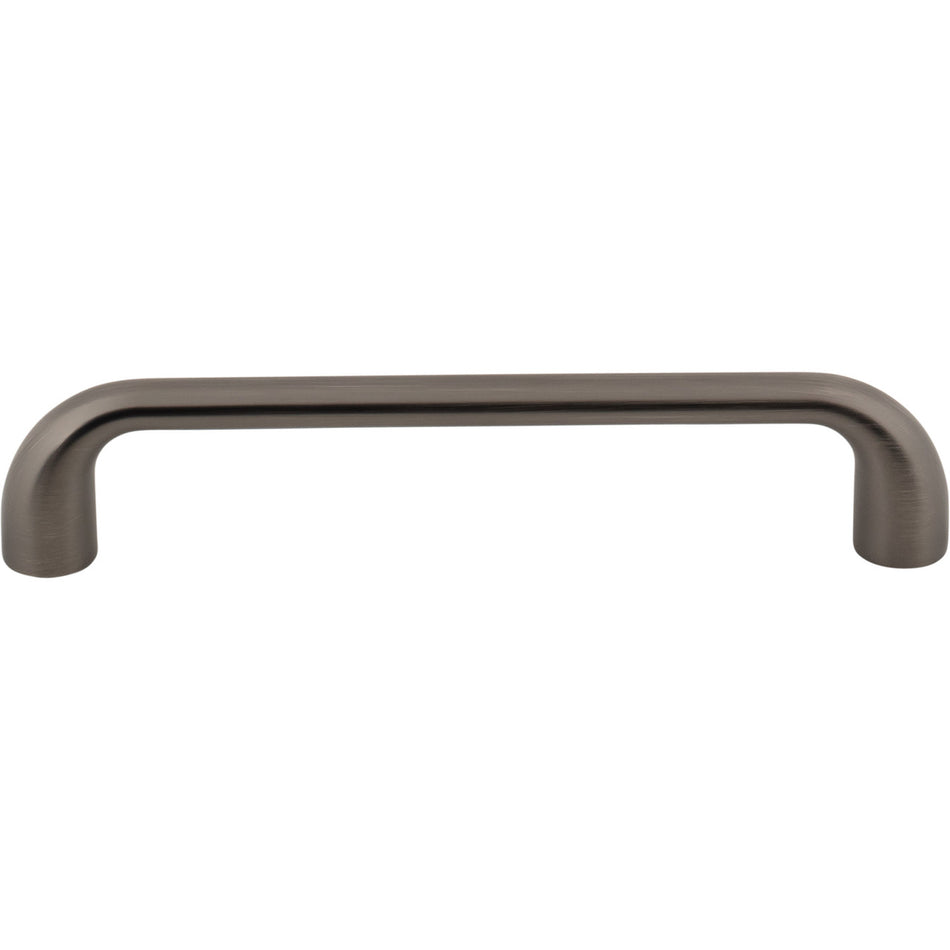 Jeffrey Alexander 329-128BNBDL: 128mm cc Loxley Bar Cabinet Pull - Brushed Pewter