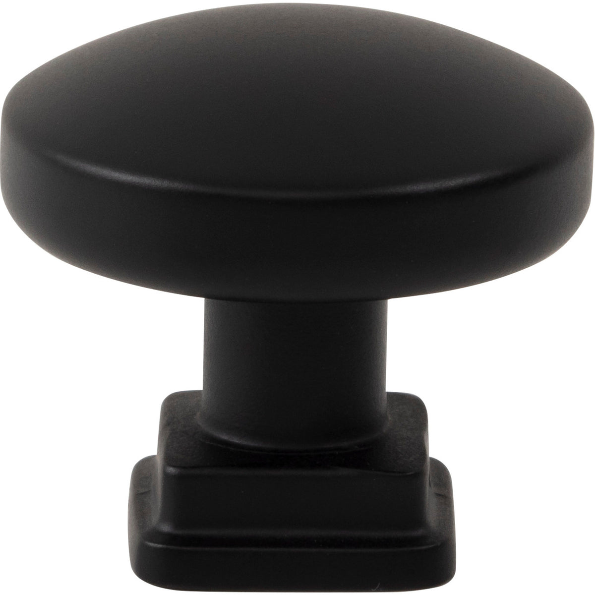 Atlas A6021-BL: 1-1/4"  Kimberton Round Cabinet Knob - Matte Black