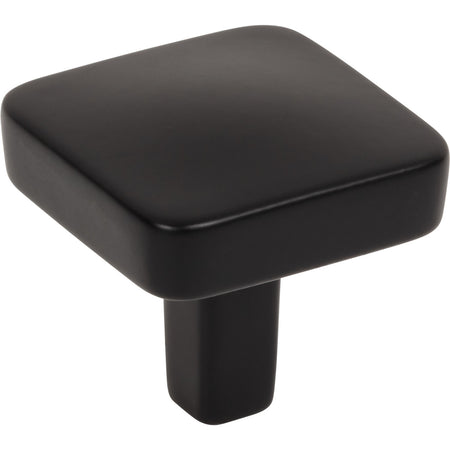Jeffrey Alexander 905MB: 1-1/4" Whitlock Square Cabinet Knob - Matte Black