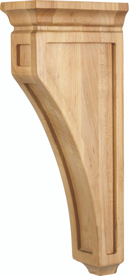 Hardware Resources CORH-RW: 3" x 6" x 14" Mission Corbel - Rubberwood