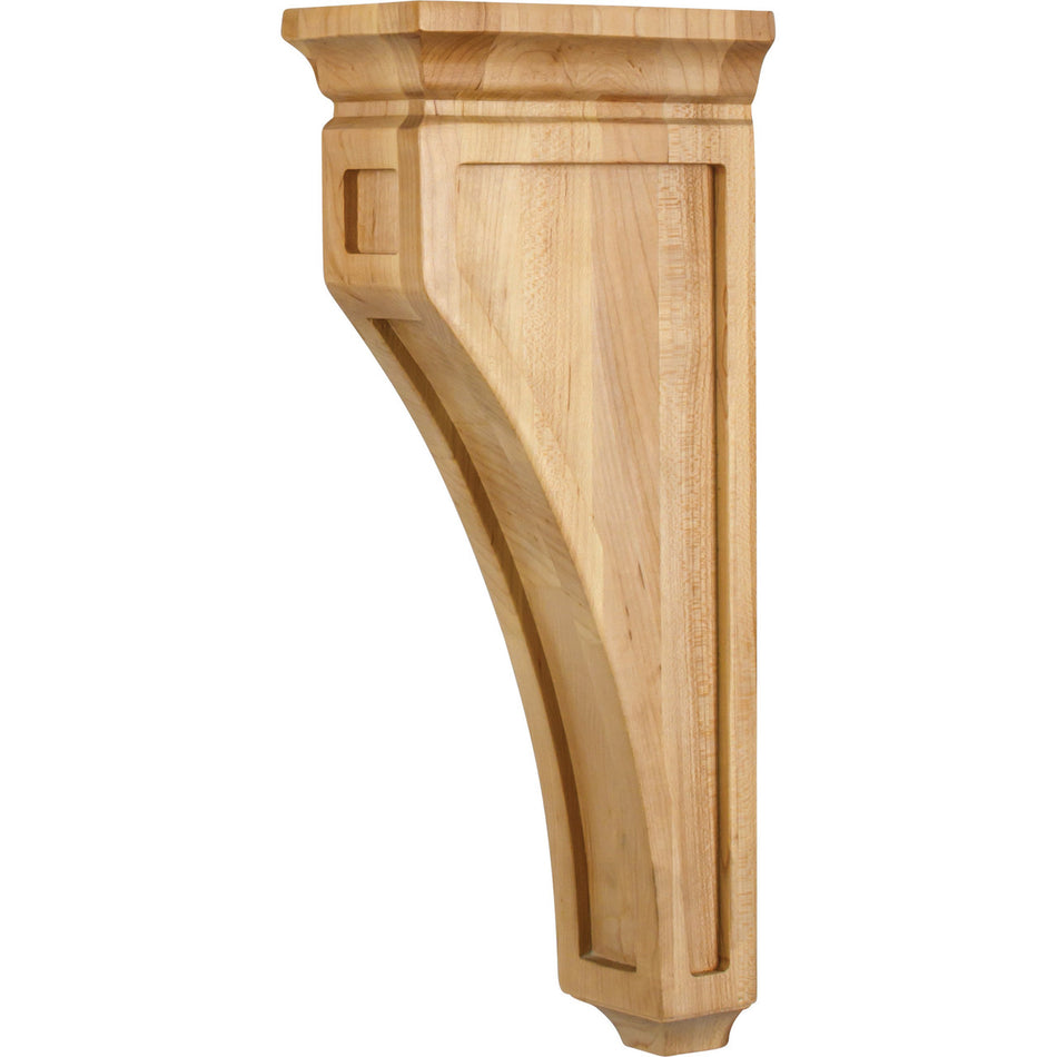 Hardware Resources CORH-WO: 3" x 6" x 14" Mission Corbel - White Oak