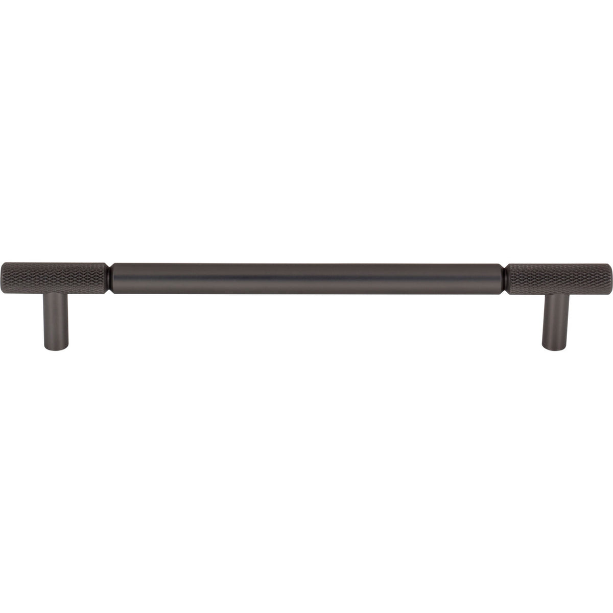 Top Knobs TK3243AG: 7-9/16" cc Prestwick Bar Cabinet Pull - Ash Grey