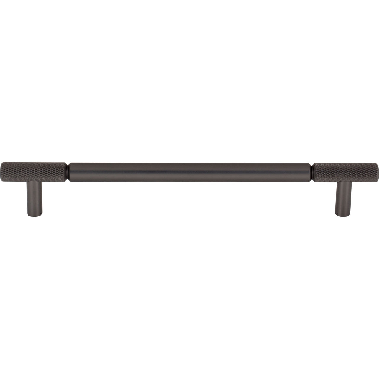 Top Knobs TK3243AG: 7-9/16" cc Prestwick Bar Cabinet Pull - Ash Grey