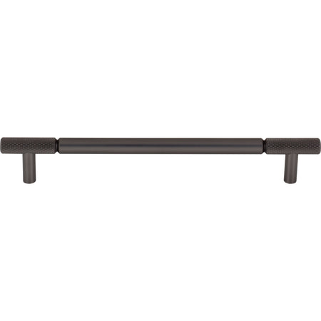 Top Knobs TK3243AG: 7-9/16" cc Prestwick Bar Cabinet Pull - Ash Grey