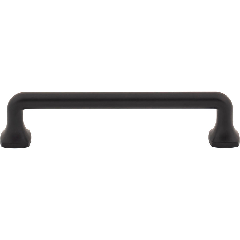 Jeffrey Alexander 663-128MB: 128mm cc Griffin Bar Cabinet Pull - Matte Black