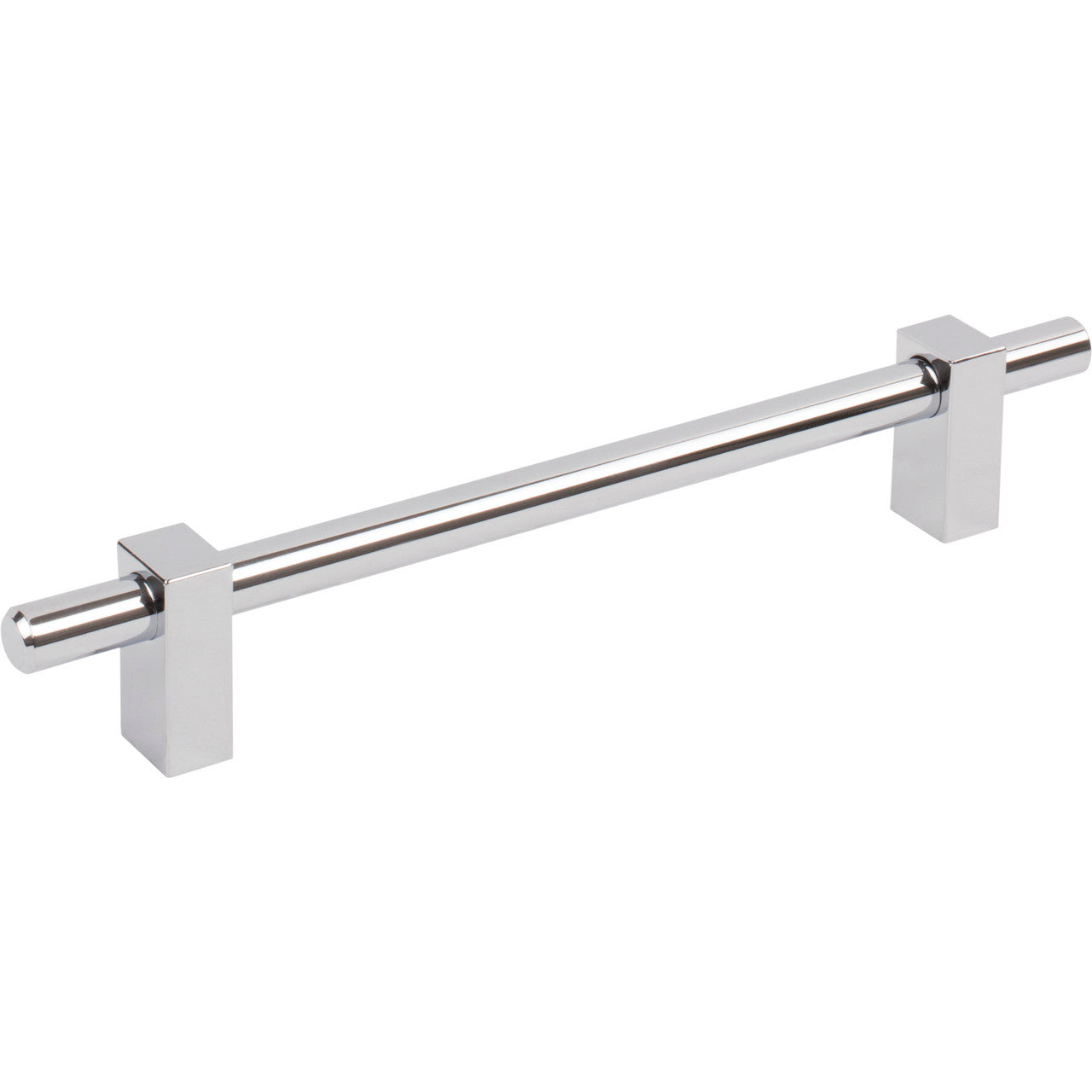 Jeffrey Alexander 478-160PC: 160mm cc Larkin Bar Cabinet Pull - Polished Chrome