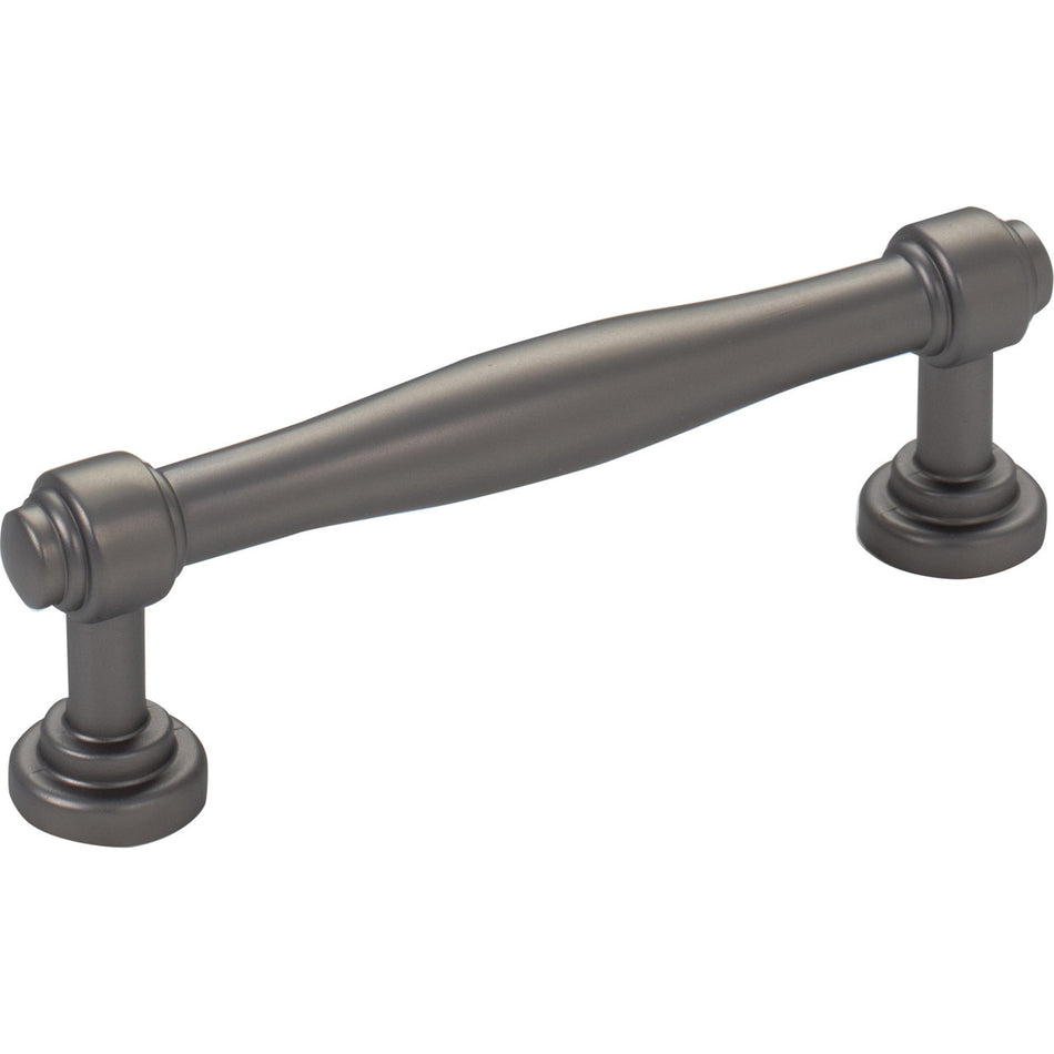 Top Knobs TK3071AG: 3-3/4" cc Regent's Park Ulster Cabinet Pull - Ash Gray