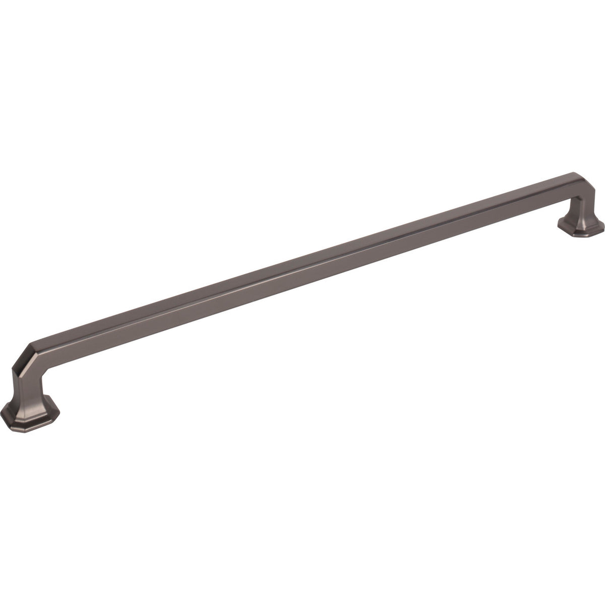 Top Knobs TK291AG: 12" cc Emerald D-Handle Cabinet Pull - Ash Gray