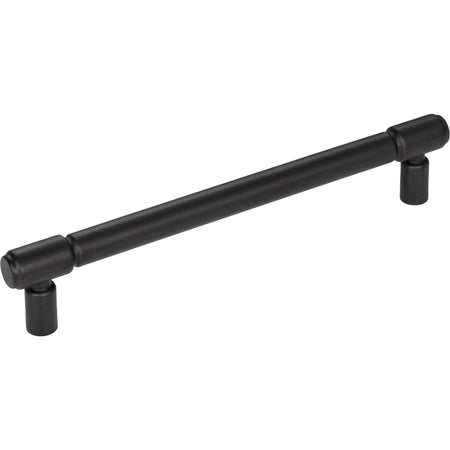 Top Knobs TK3114BLK: 6-5/16" cc Regent's Park Clarence Cabinet Pull - Flat Black