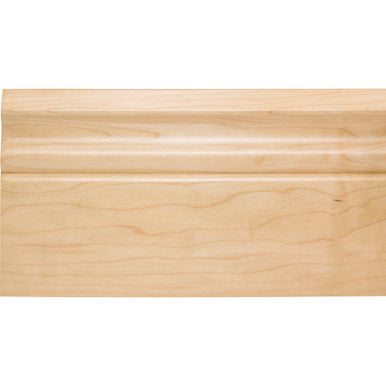 Hardware Resources BASE2-5-POP: 3/4" x 5" Scalloped Edge Base Moulding - Poplar