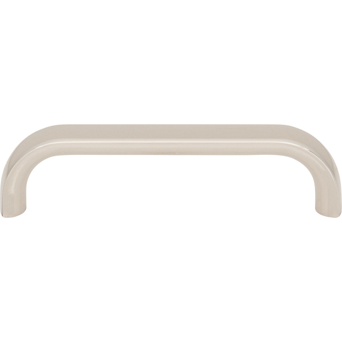 Top Knobs TK3342PN: 3-3/4" Brockwell D-Handle Cabinet Pull - Polished Nickel