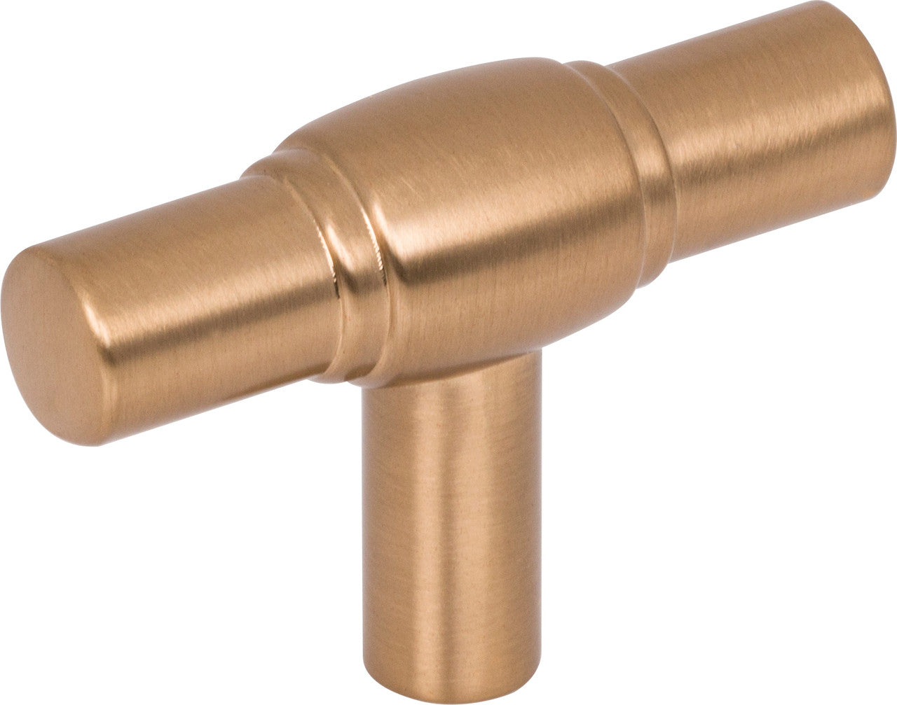 Jeffrey Alexander 885L-SBZ: 2" Hayworth T-Bar Cabinet Knob - Satin Bronze