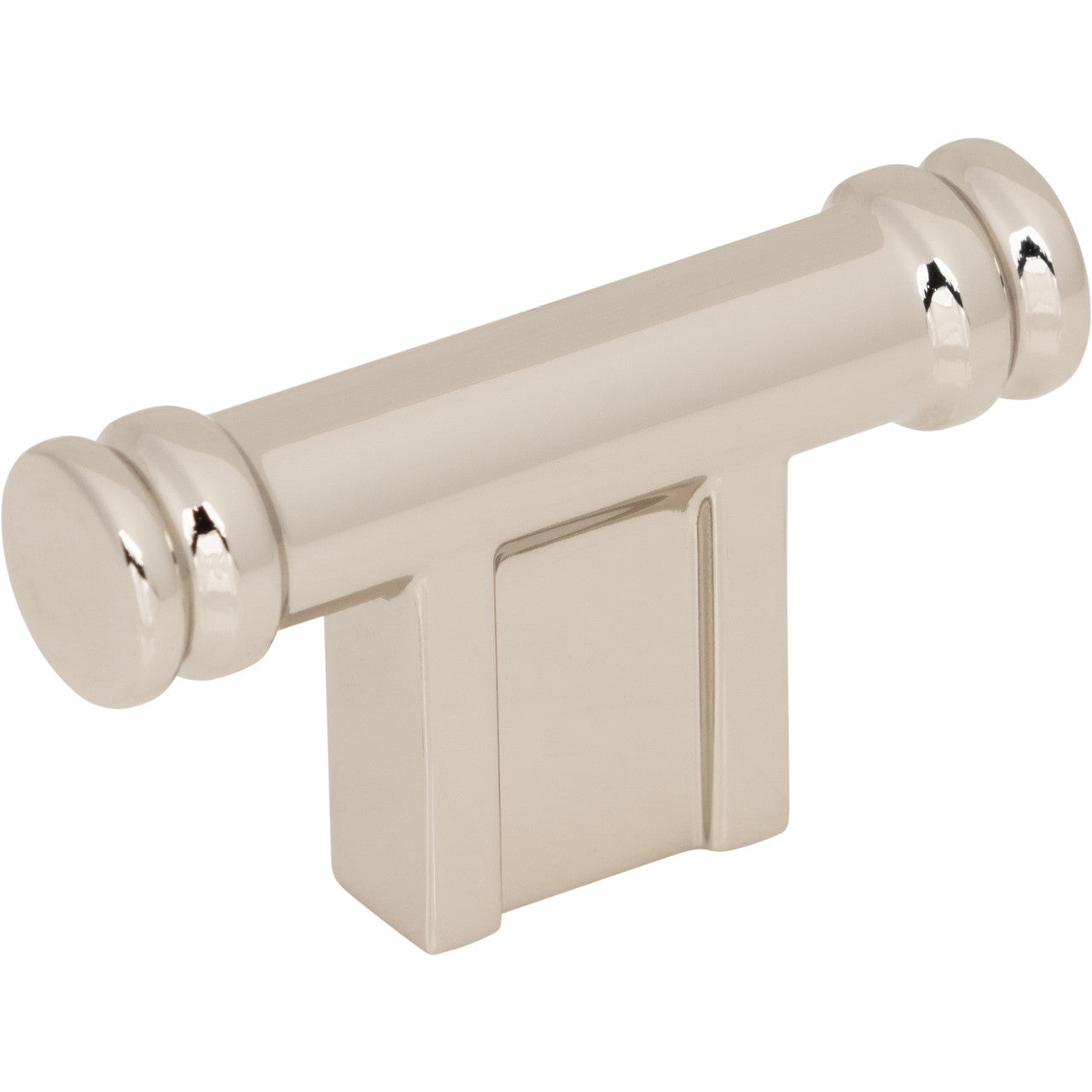 Top Knobs TK3380PN: 2-1/4" Newburn T-Bar Cabinet Knob - Polished Nickel
