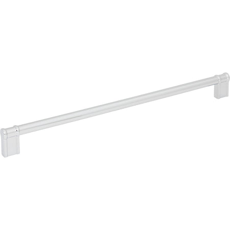 Top Knobs TK3387PC: 12" cc Newburn D-Handle Cabinet Pull - Polished Chrome