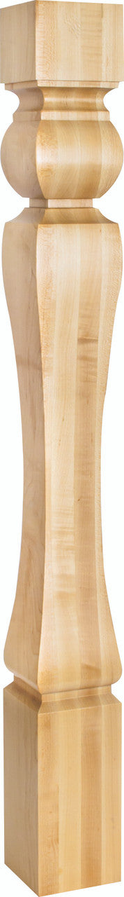 Hardware Resources P37CH: 3-3/4" x 3-3/4" x 35-1/2" Baroque Post - Cherry