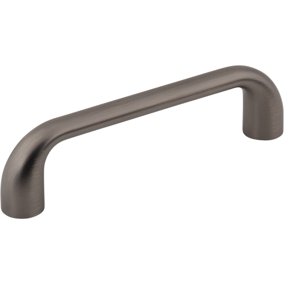 Jeffrey Alexander 329-96BNBDL: 96mm cc Loxley Bar Cabinet Pull - Brushed Pewter