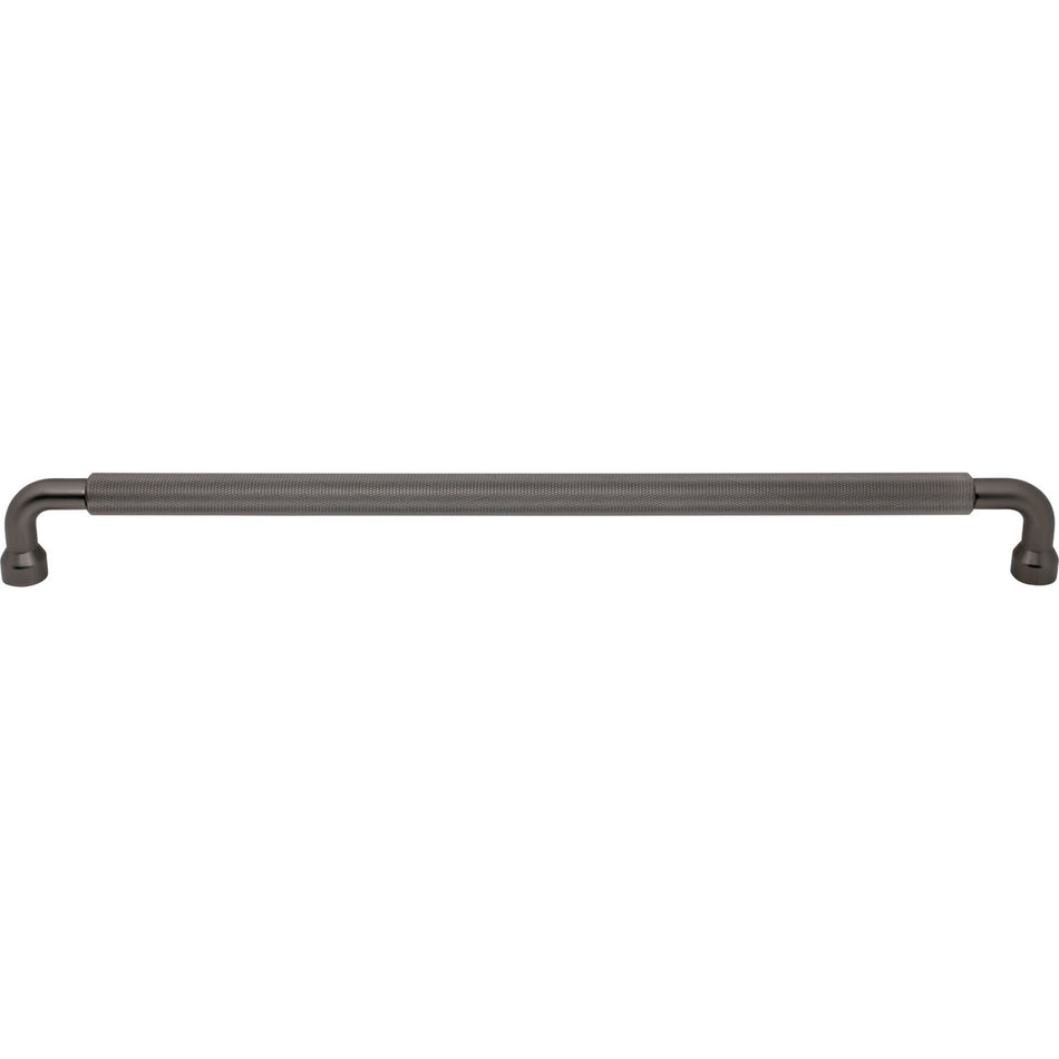 Top Knobs TK3269AG: 18" cc Garrison Bar Cabinet Pull - Ash Grey
