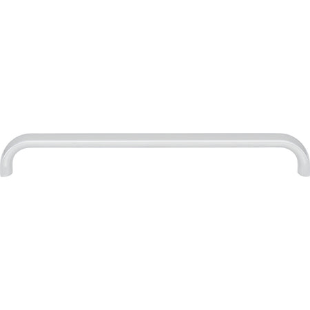 Top Knobs TK3345PC: 7-9/16" Brockwell D-Handle Cabinet Pull - Polished Chrome
