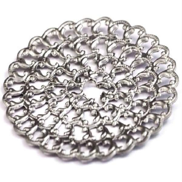 Cal Crystal 32BP: 1-7/8" Round Backplate