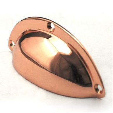 Cal Crystal C1700-US3: 98mm Plain Bin Cabinet Pull - Polished Brass