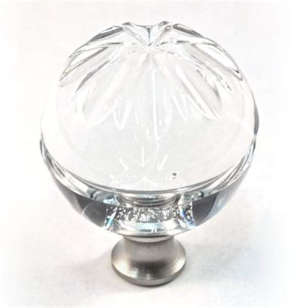 Cal Crystal M1114: 1-3/8 Round Cabinet Knob - Clear Crystal