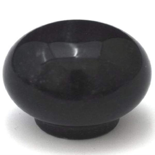 Cal Crystal RBW-1: 1-1/4" Sphere Marble Cabinet Knob - White