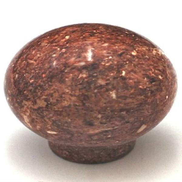 Cal Crystal RBW-2: 1-1/2" Sphere Marble Cabinet Knob - White