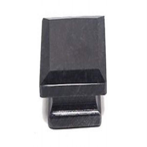 Cal Crystal SW-3: 1-5/8" Square Marble Cabinet Knob - White