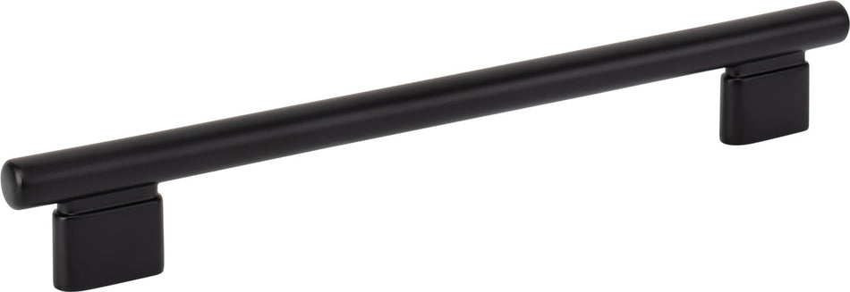 Atlas A515-BL: 192mm cc Holloway Round Bar  Cabinet Pull - Matte Black