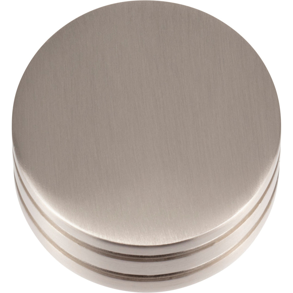 Atlas A950-BRN: 1-1/4" Griffith Cabinet Knob - Brushed Nickel