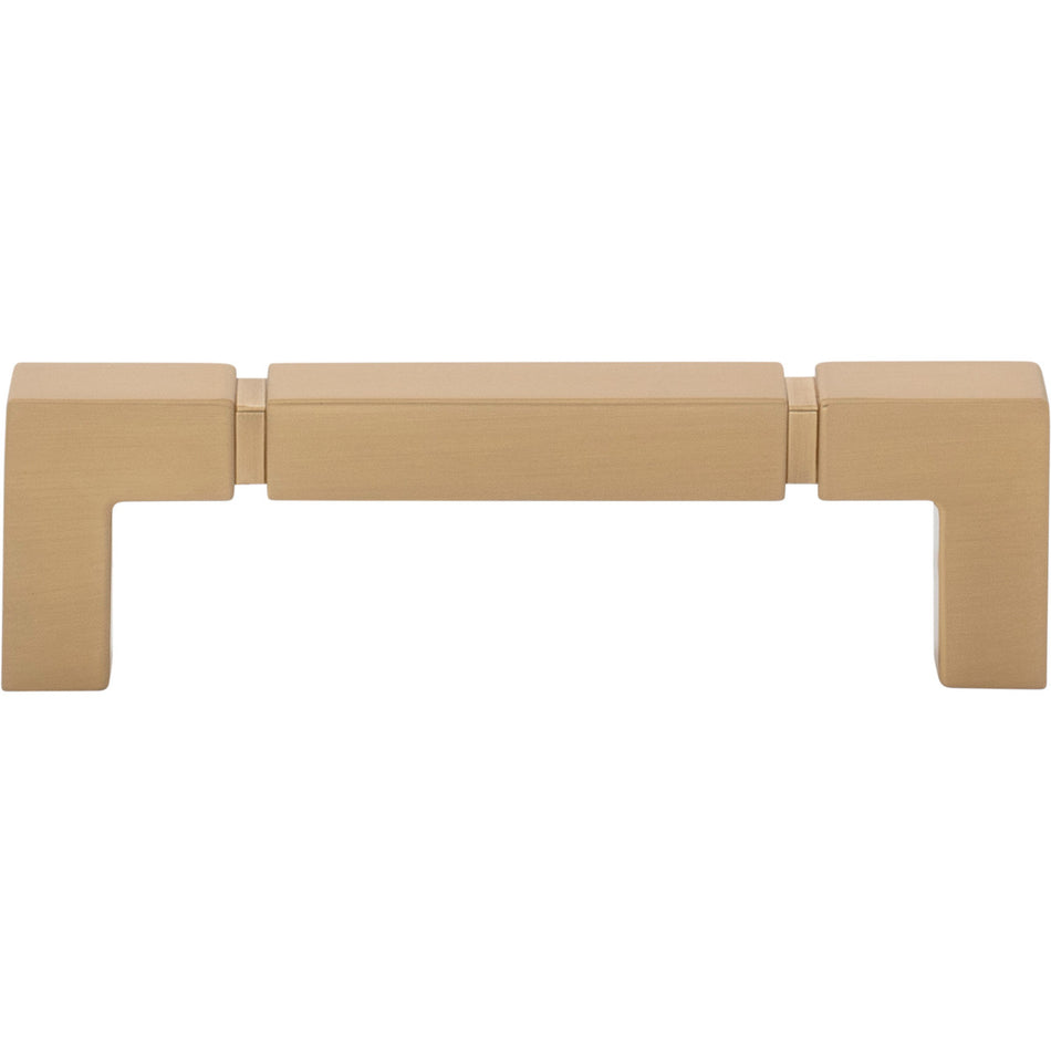 Top Knobs TK3221HB: 3-3/4" cc Langston Cabinet Pull - Honey Bronze
